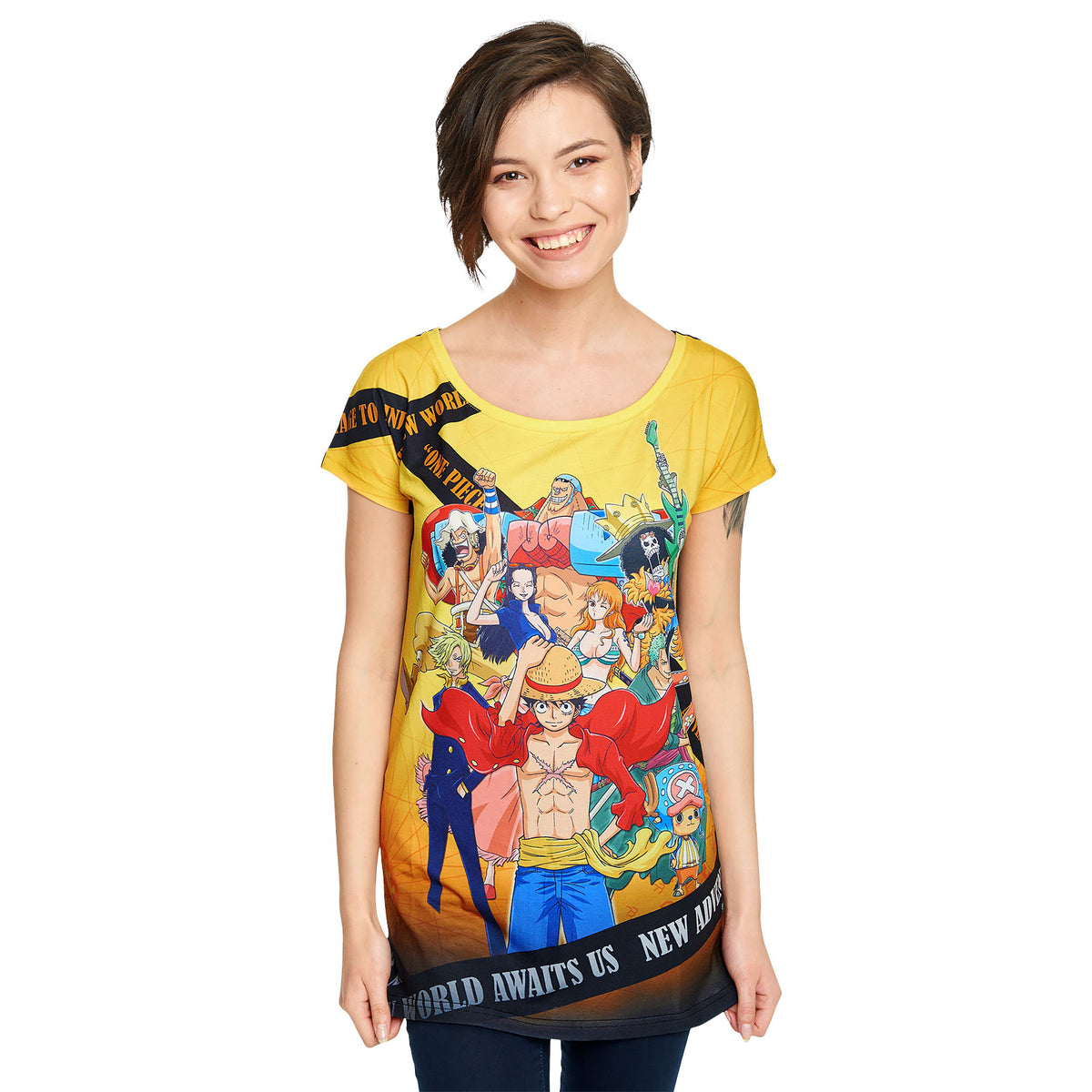Zdjęcie produktu One Piece - Crew New World T-Shirt damskie Loose Fit