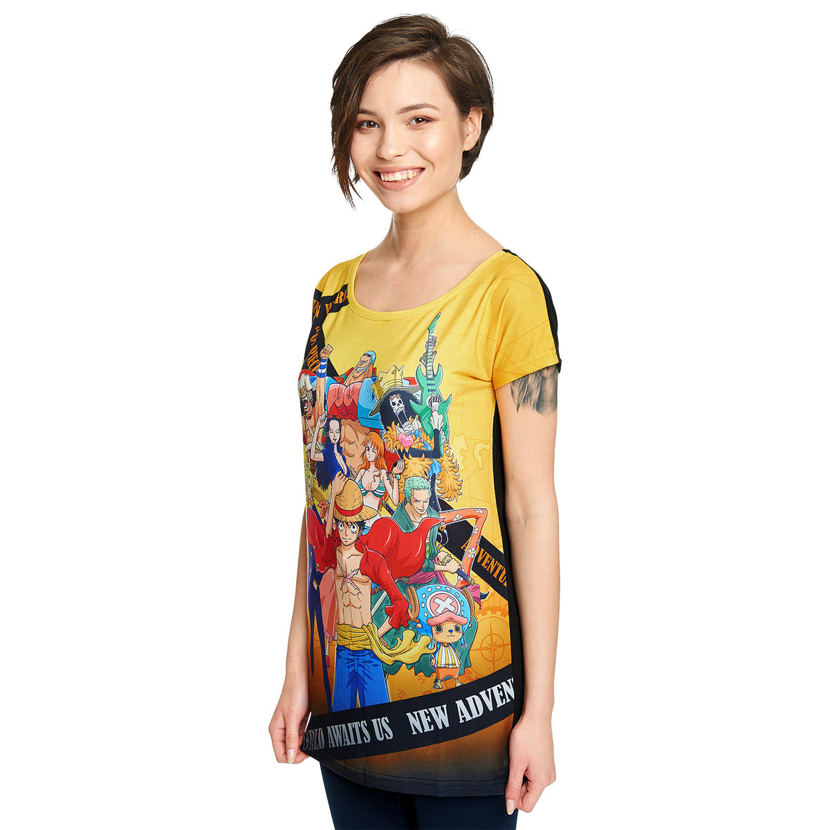Zdjęcie produktu One Piece - Crew New World T-Shirt damskie Loose Fit