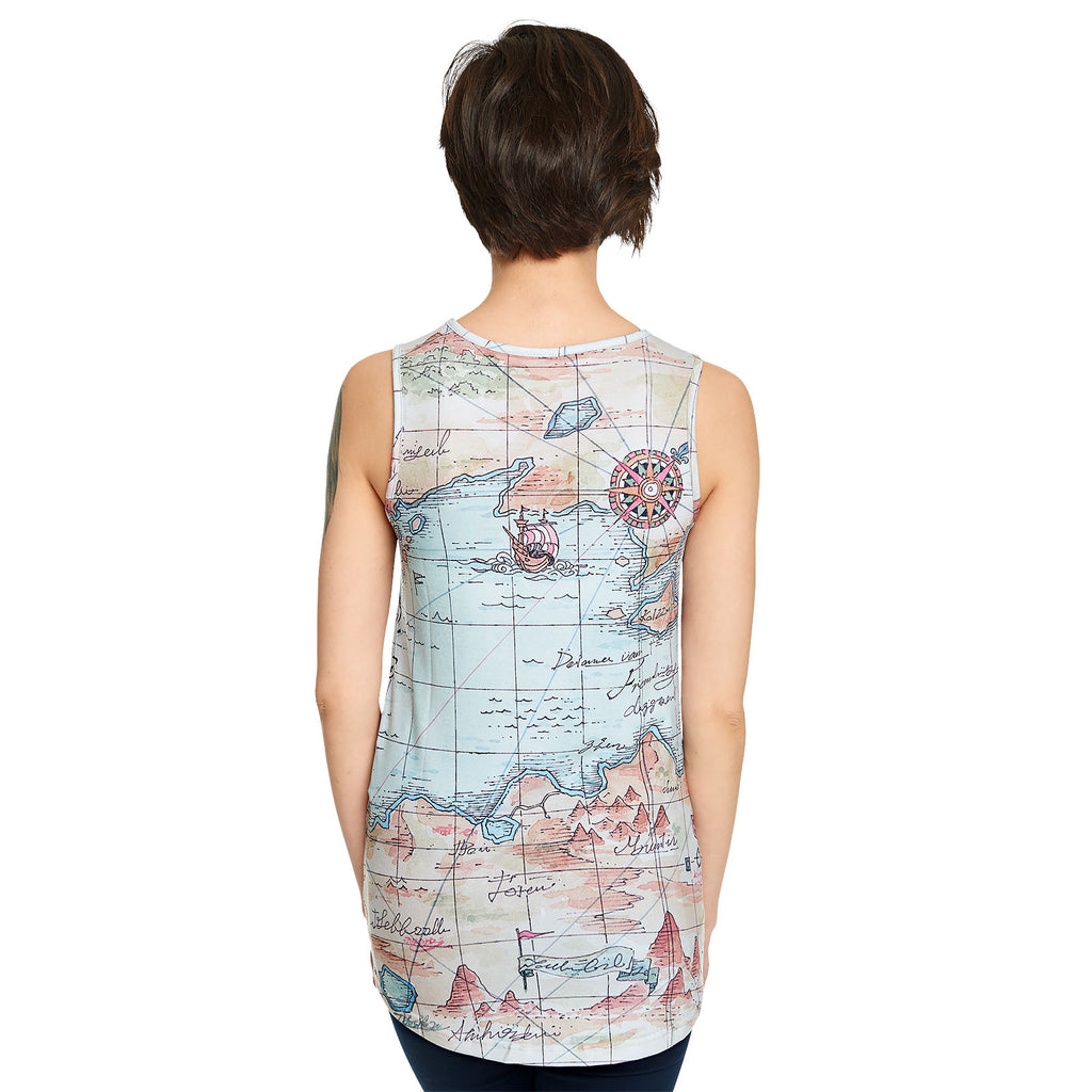 Zdjęcie produktu One Piece - East Blue Map Tank Top Loose Fit