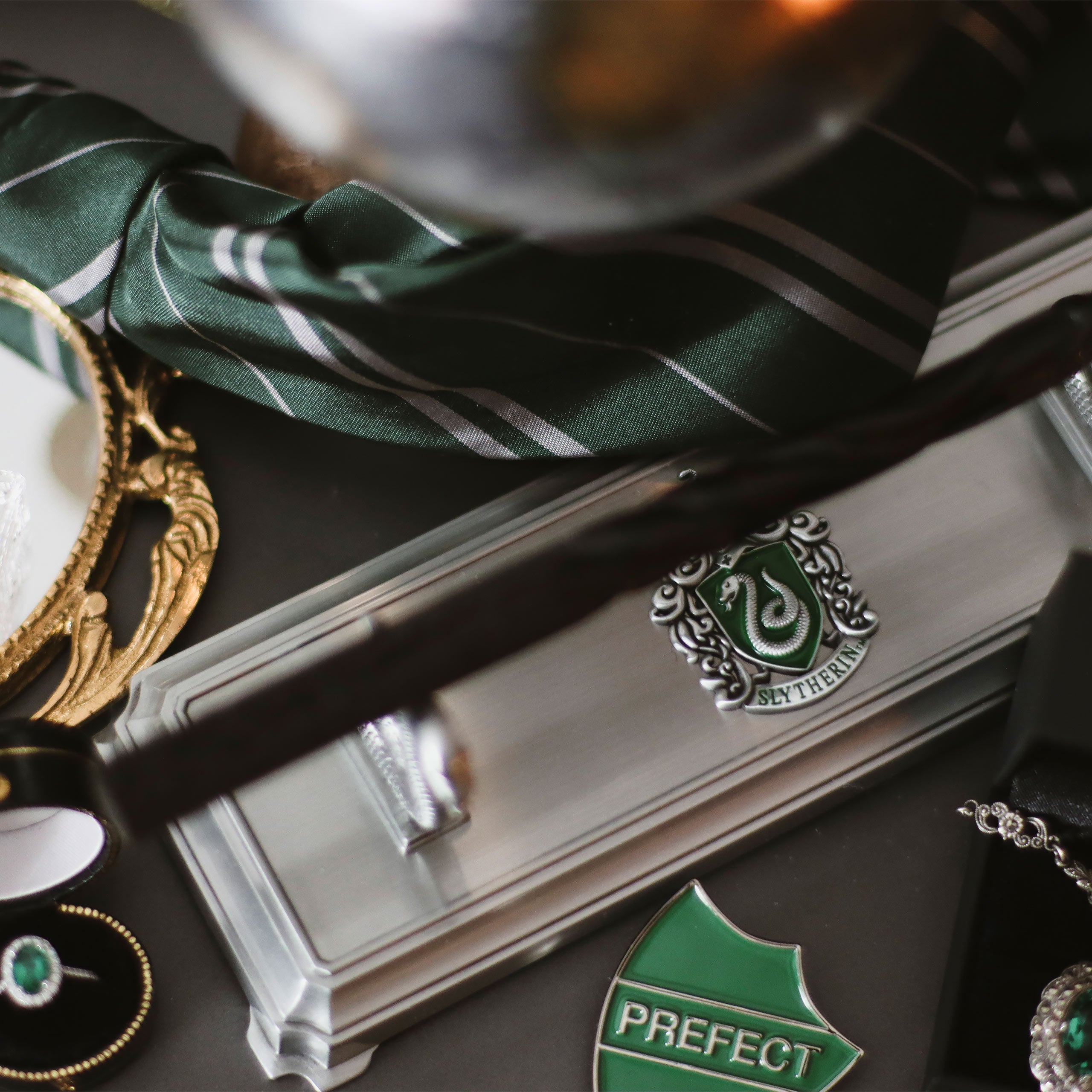 Zdjęcie produktu Harry Potter - Uchwyt na różdżkę Slytherin
