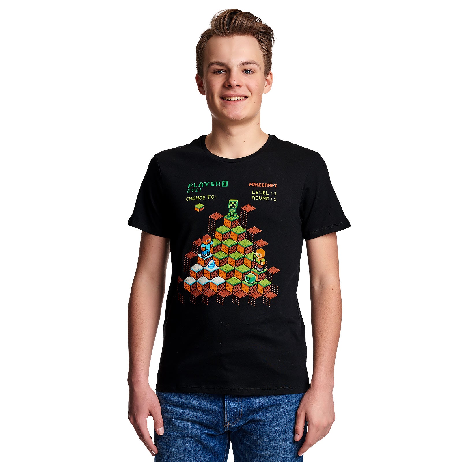 Zdjęcie produktu Minecraft - Miner Mountain Retro Koszulka czarna