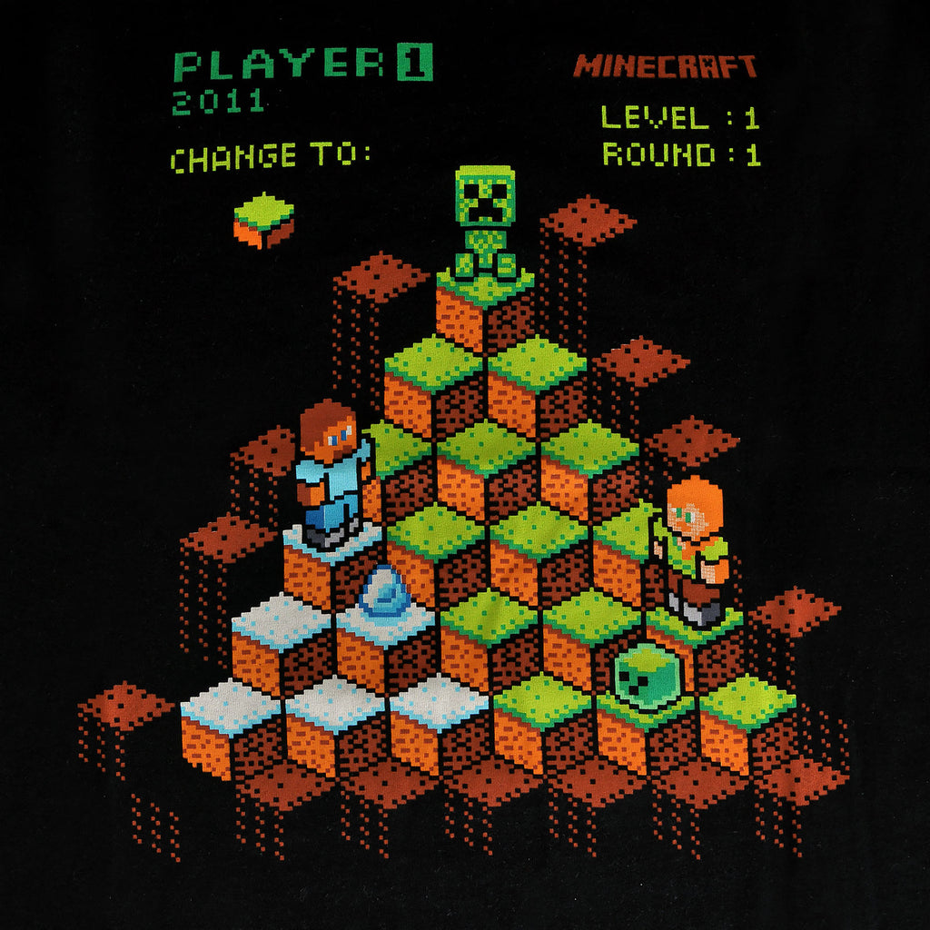 Zdjęcie produktu Minecraft - Miner Mountain Retro Koszulka czarna