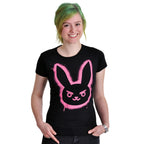 Product image Overwatch - D.VA Spray Logo Women's T-Shirt Black