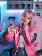 Zdjęcie produktu Overwatch - Ultimate D.VA Bluza z kapturem różowa