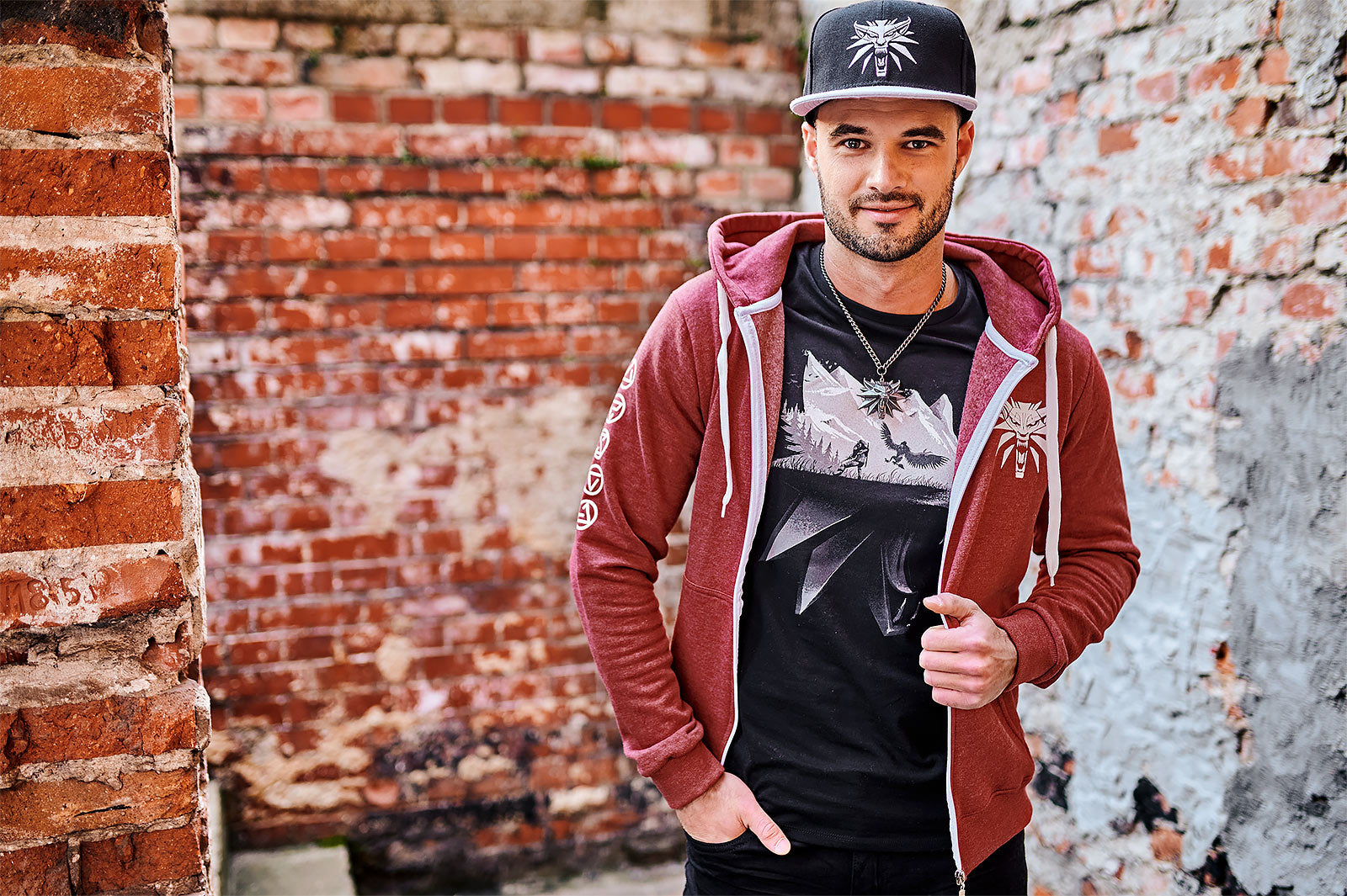Product image Witcher - Wolf Silhouette T-Shirt Black