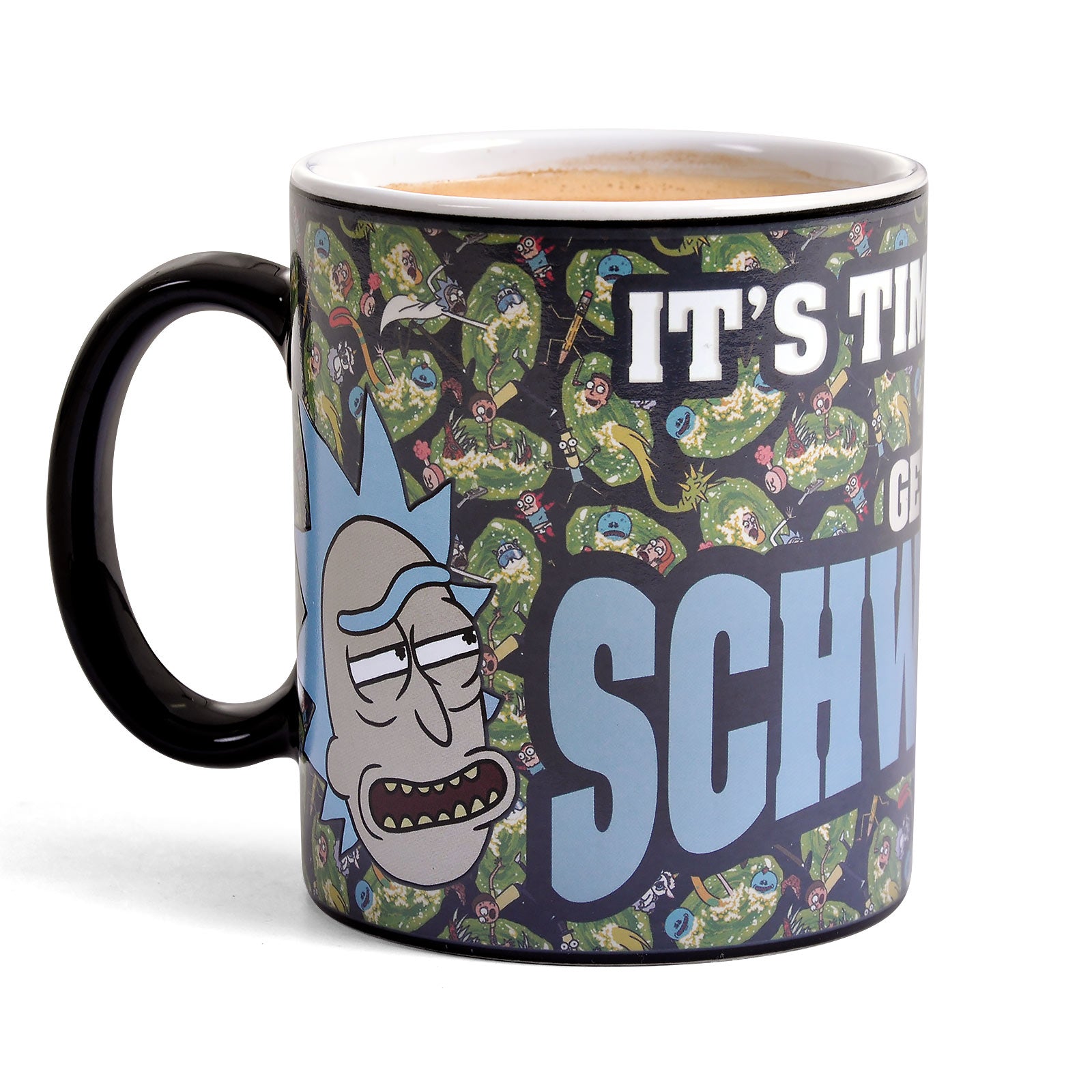 Zdjęcie produktu Rick and Morty - Get Schwifty kubek z efektem termicznym