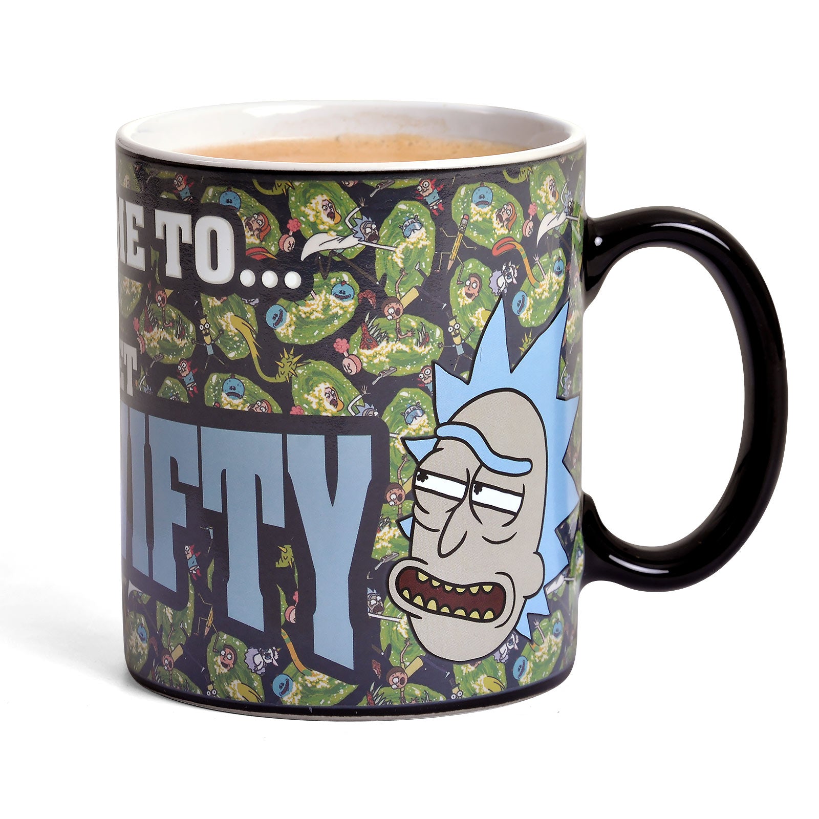 Zdjęcie produktu Rick and Morty - Get Schwifty kubek z efektem termicznym