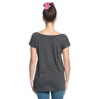 Zdjęcie produktu Alicja w Krainie Czarów - Wonderland T-Shirt damski luźny krój szary