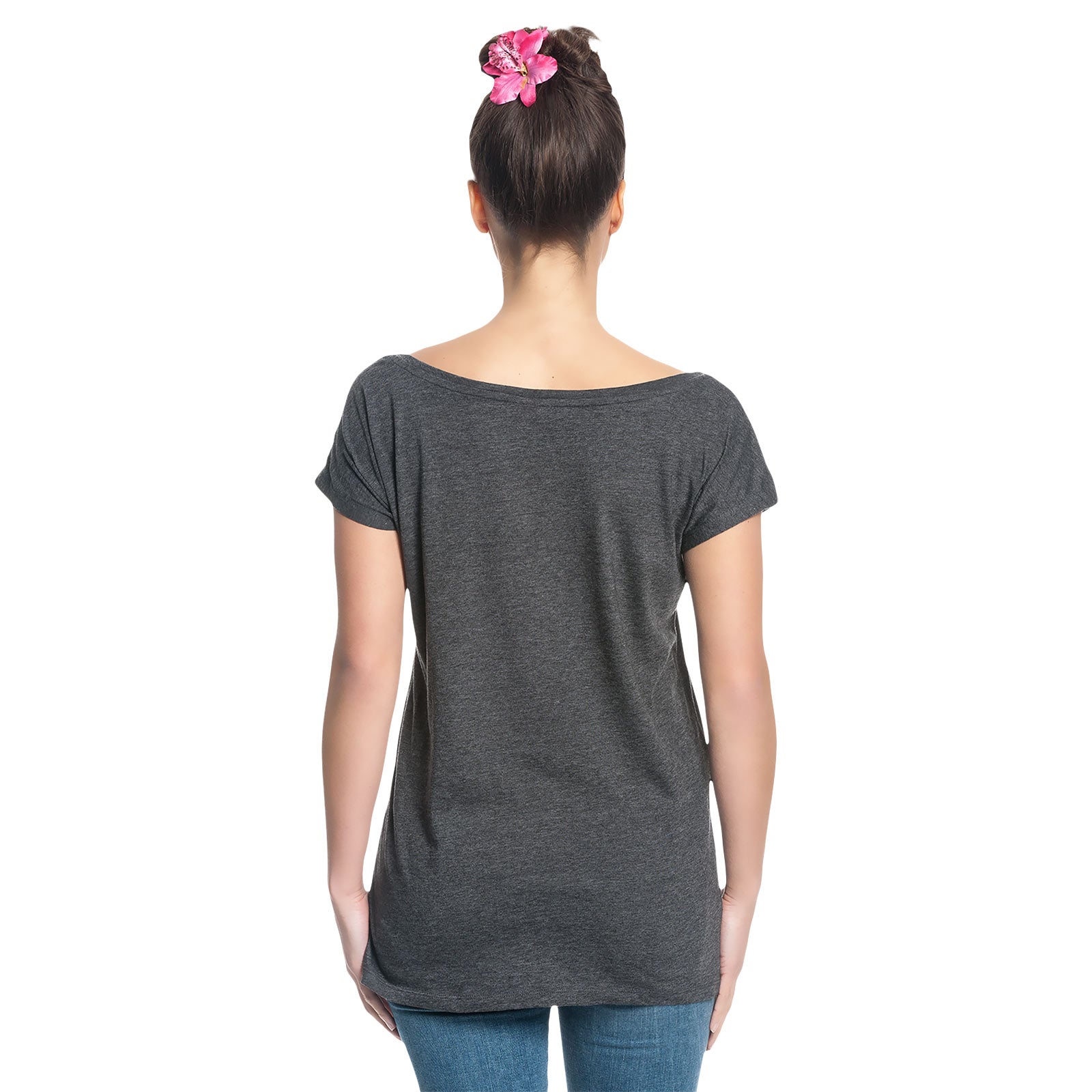 Zdjęcie produktu Alicja w Krainie Czarów - Wonderland T-Shirt damski luźny krój szary