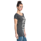 Zdjęcie produktu Alicja w Krainie Czarów - Wonderland T-Shirt damski luźny krój szary