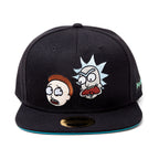 Zdjęcie produktu Rick and Morty - Czapka Snapback z twarzami czarna