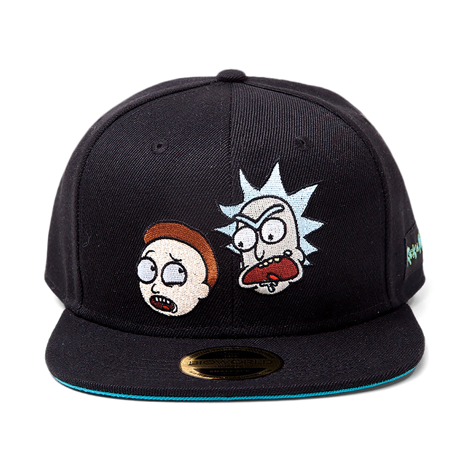Zdjęcie produktu Rick and Morty - Czapka Snapback z twarzami czarna