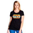 Zdjęcie produktu Star Wars - Vintage Logo T-Shirt damskie czarne
