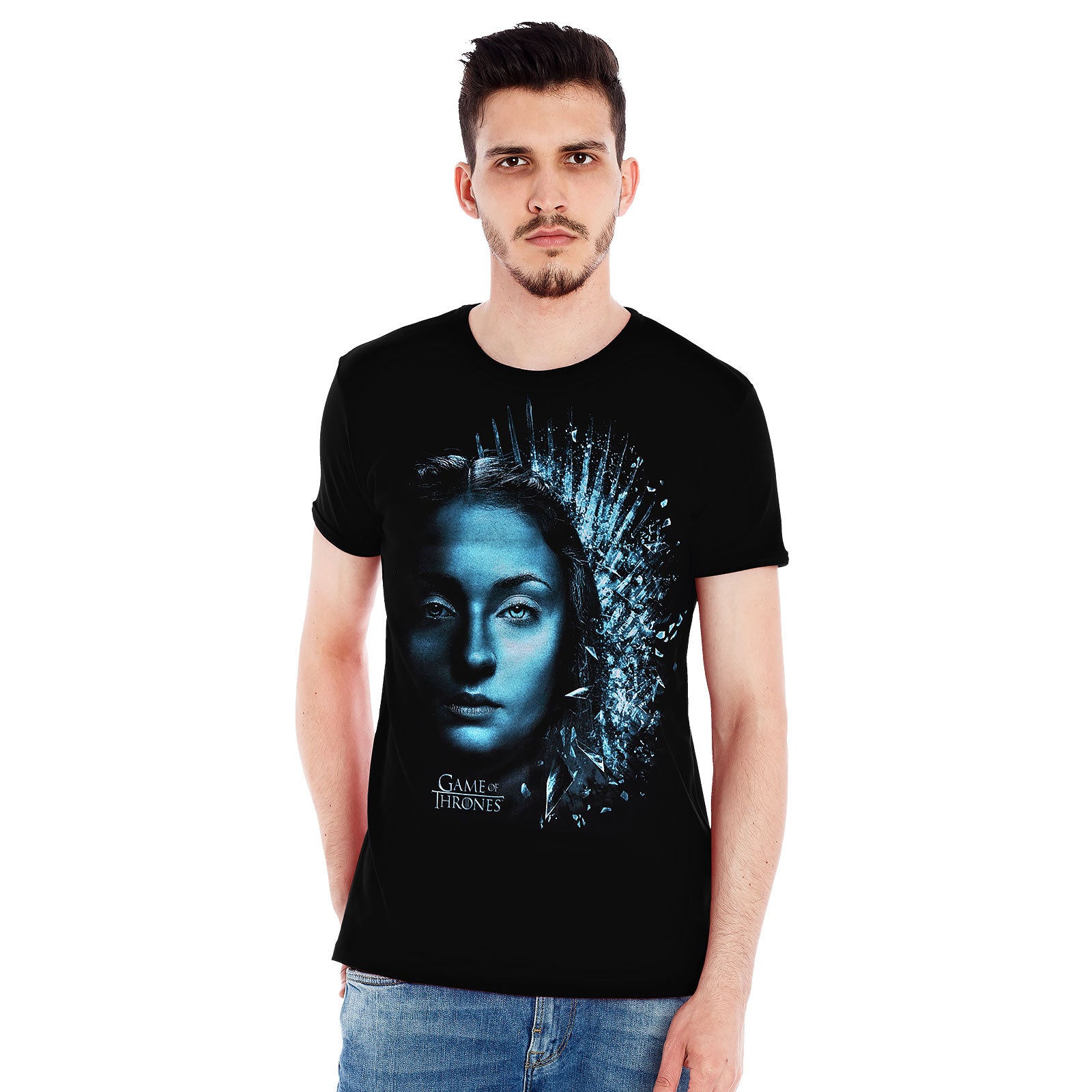 Zdjęcie produktu Gra o Tron - Sansa Winter is Here T-Shirt czarny