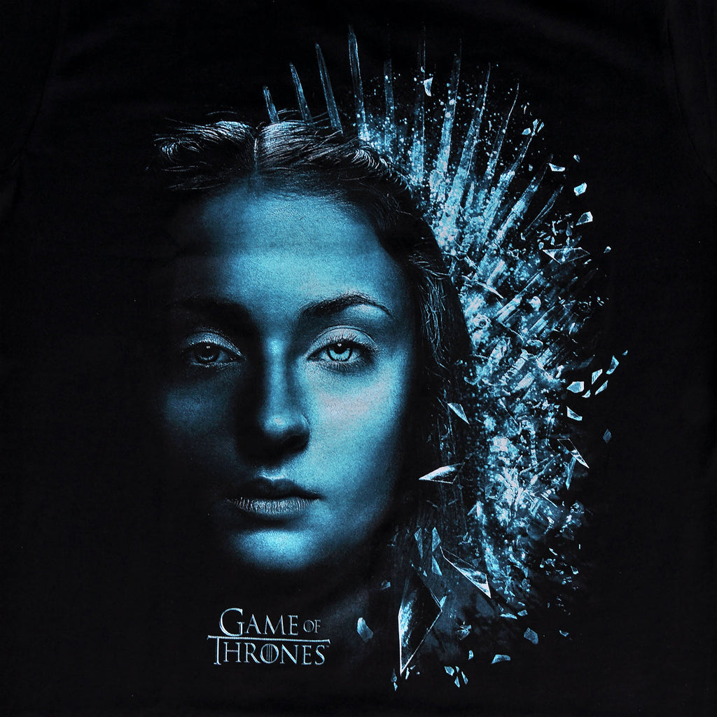 Zdjęcie produktu Gra o Tron - Sansa Winter is Here T-Shirt czarny