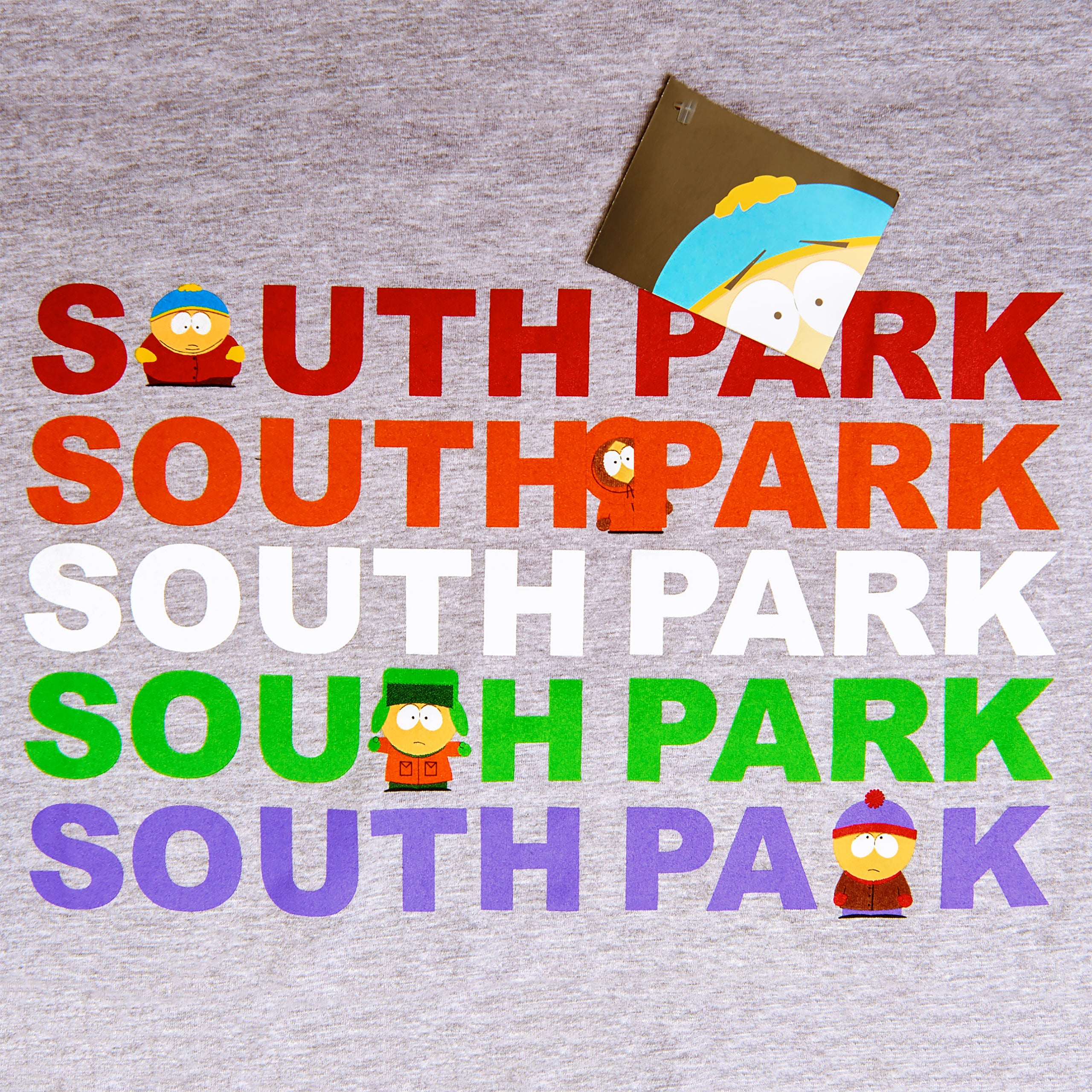 Zdjęcie produktu South Park - Koszulka z logo grupy szara