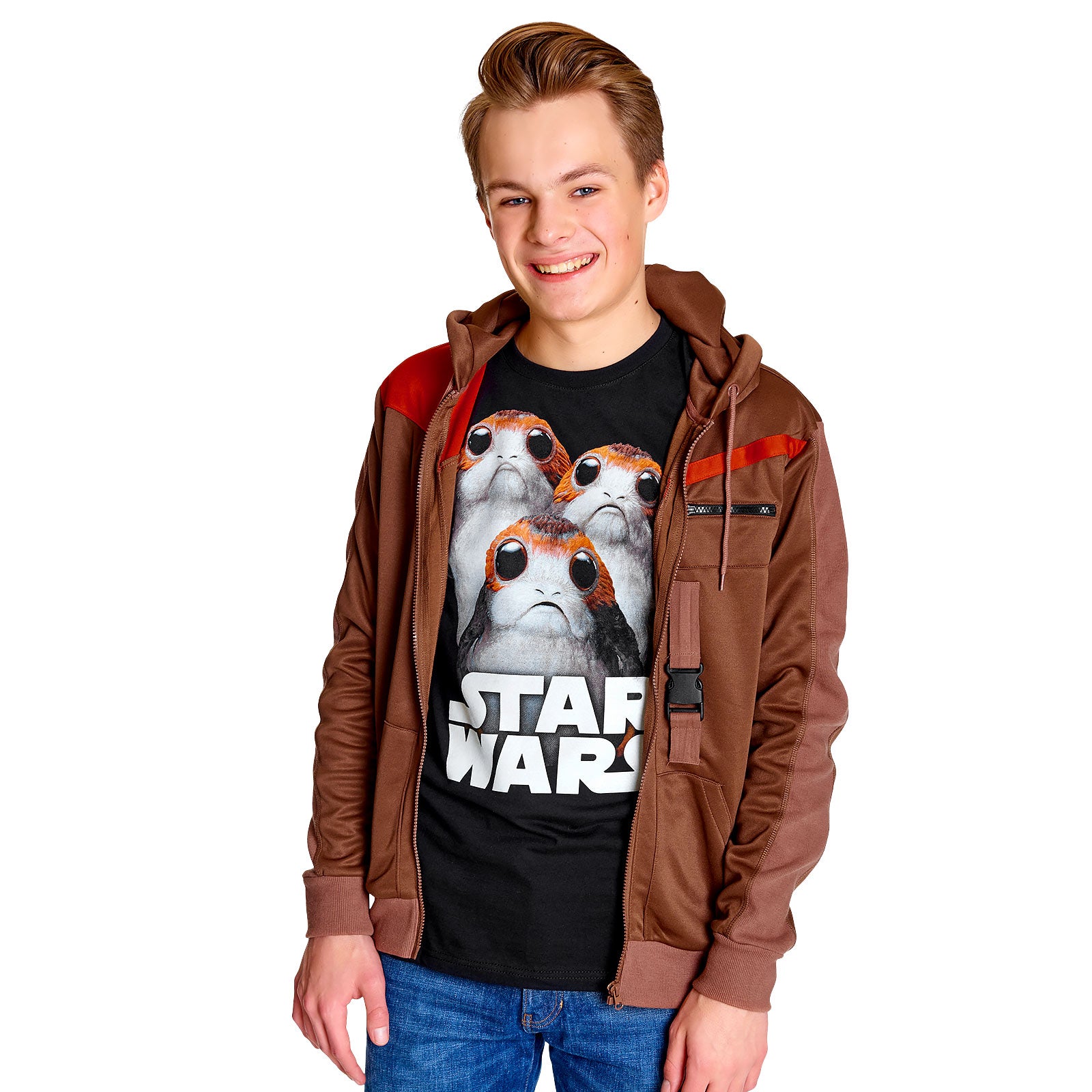Zdjęcie produktu Star Wars - Finn bluza z kapturem brązowa