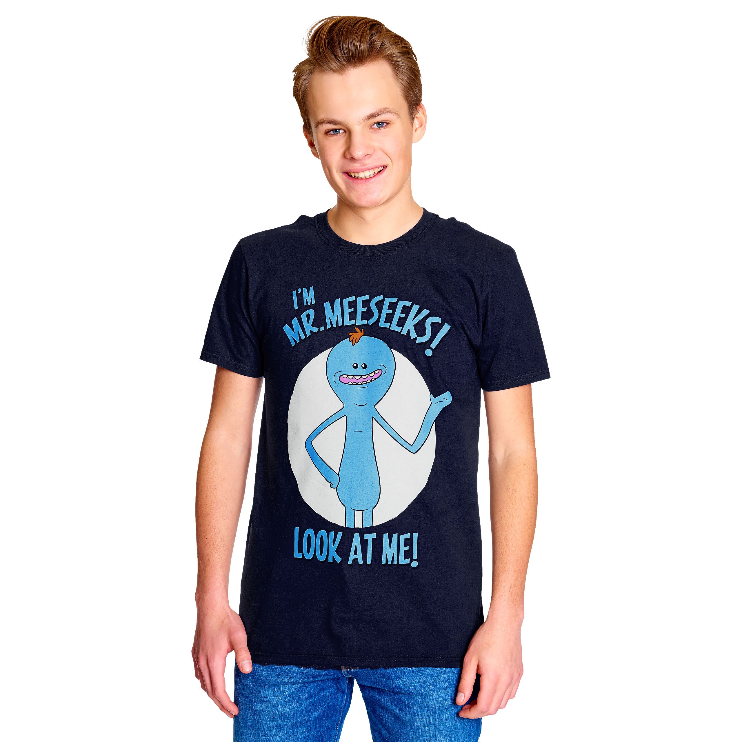 Zdjęcie produktu Rick and Morty - Mr. Meeseeks T-Shirt niebieski