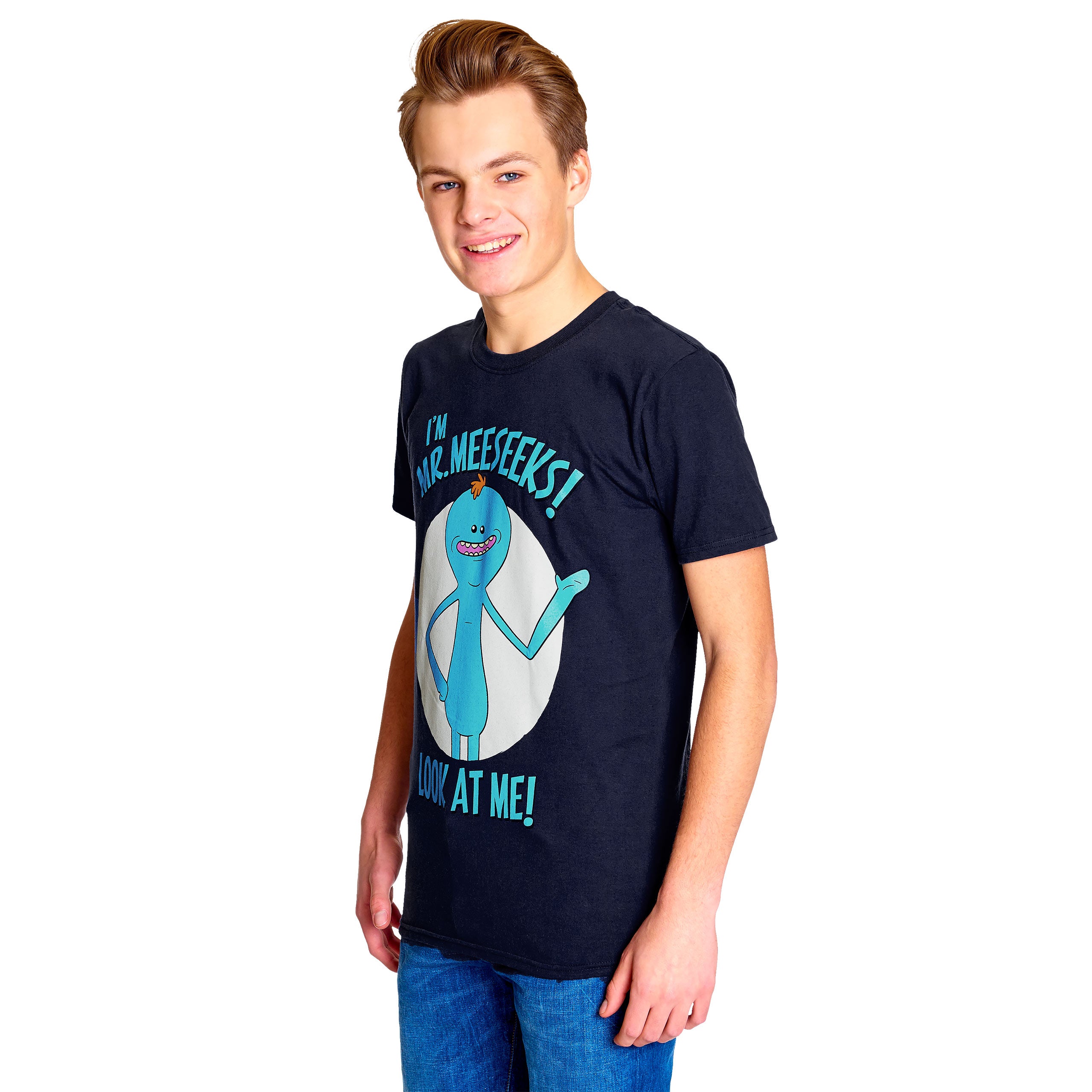 Zdjęcie produktu Rick and Morty - Mr. Meeseeks T-Shirt niebieski