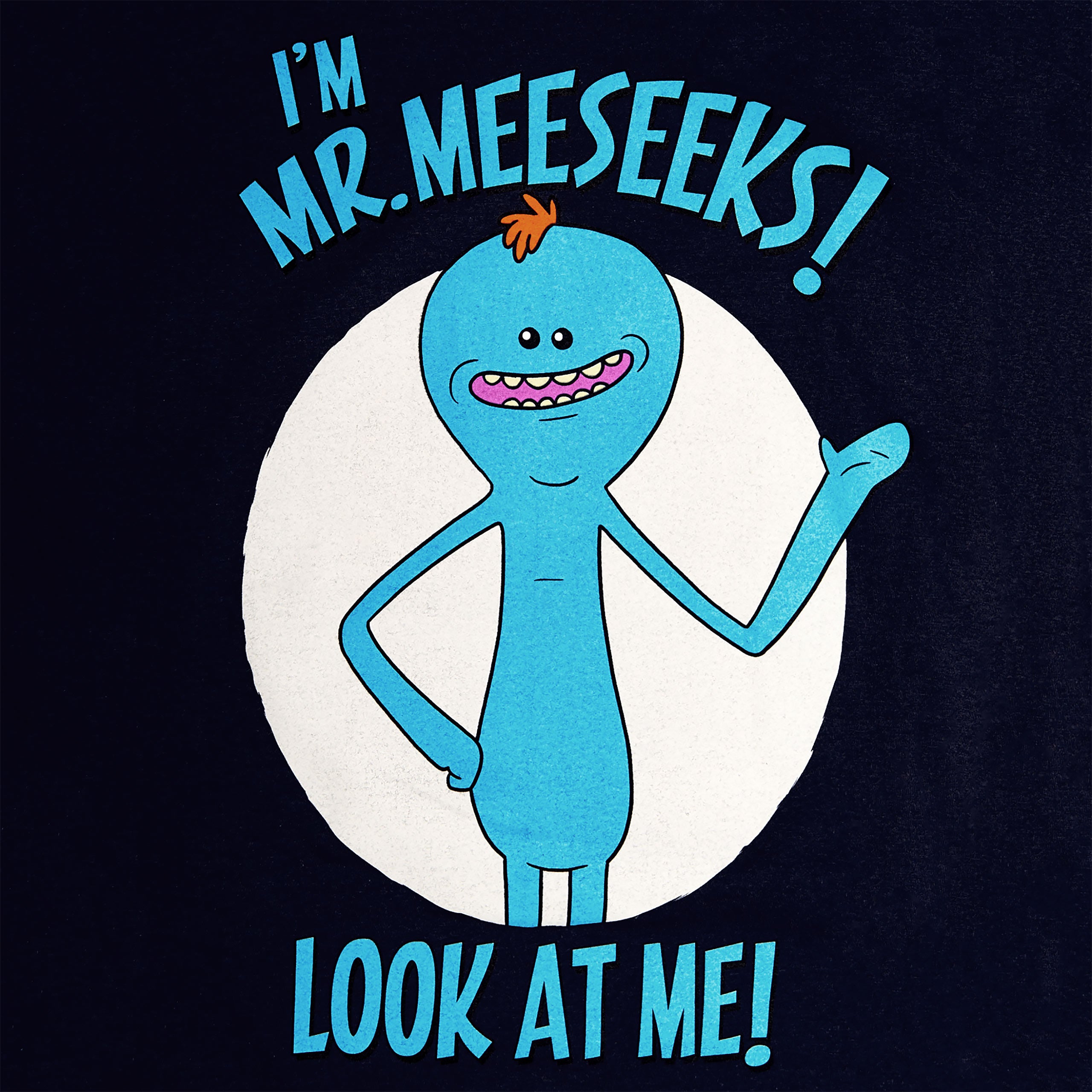 Zdjęcie produktu Rick and Morty - Mr. Meeseeks T-Shirt niebieski
