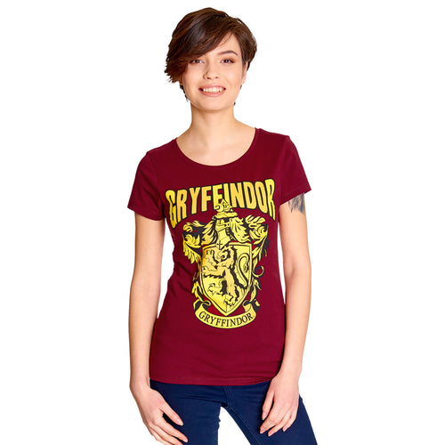 Zdjęcie produktu Harry Potter - Koszulka damska Gryffindor Herb czerwona