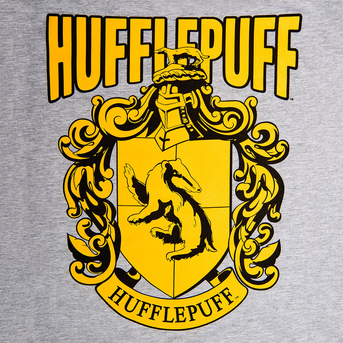 Zdjęcie produktu Harry Potter - Koszulka damska Hufflepuff herb szara