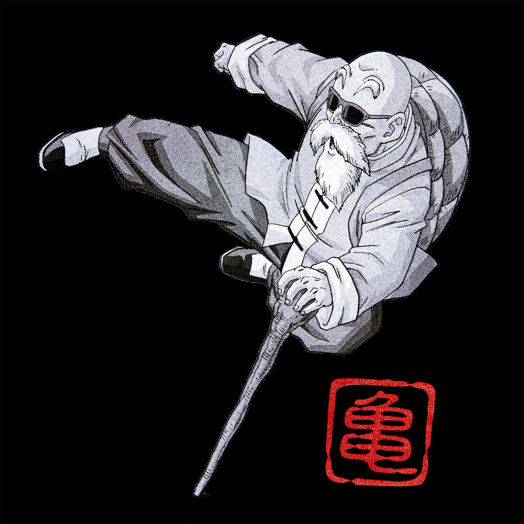 Zdjęcie produktu Dragon Ball Z - Muten Roshi Kick T-Shirt czarne