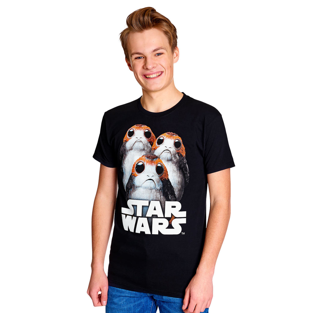 Zdjęcie produktu Star Wars - Triple Porg T-Shirt czarne