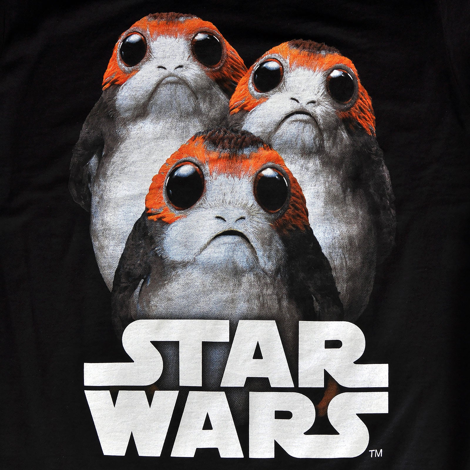 Zdjęcie produktu Star Wars - Triple Porg T-Shirt czarne
