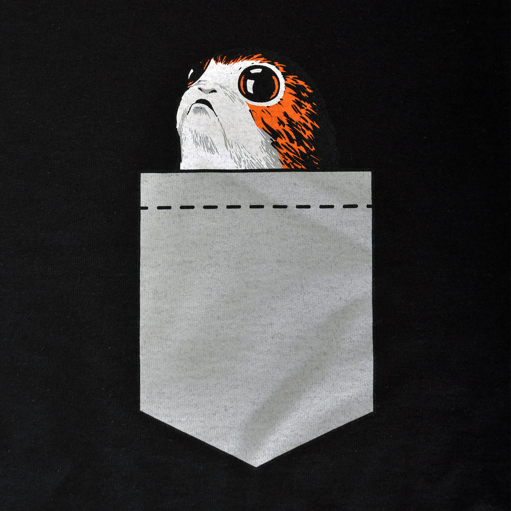 Zdjęcie produktu Star Wars - Pocket Porg Koszulka czarna