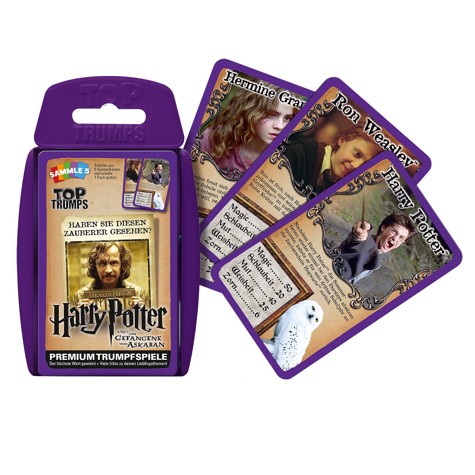 Product image Harry Potter and the Prisoner of Azkaban Top Trumps Playing Cards