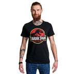 Zdjęcie produktu Jurassic Park - Czarna koszulka z logo