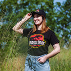 Zdjęcie produktu Jurassic Park - Czarna koszulka z logo