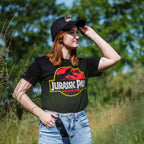 Zdjęcie produktu Jurassic Park - Czarna koszulka z logo