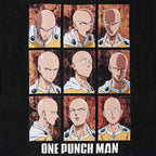 Zdjęcie produktu One Punch Man - Emocje Saitamy Koszulka szara