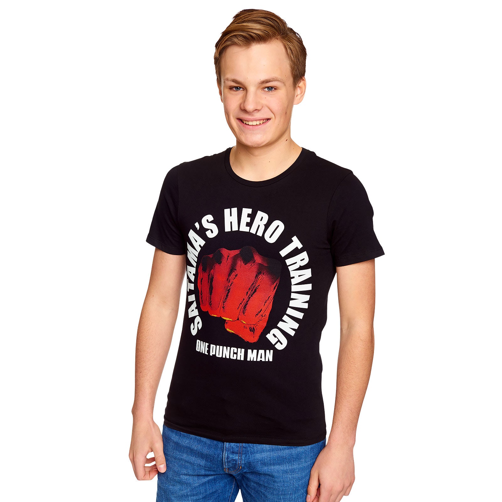 Zdjęcie produktu One Punch Man - Hero Training T-Shirt czarne