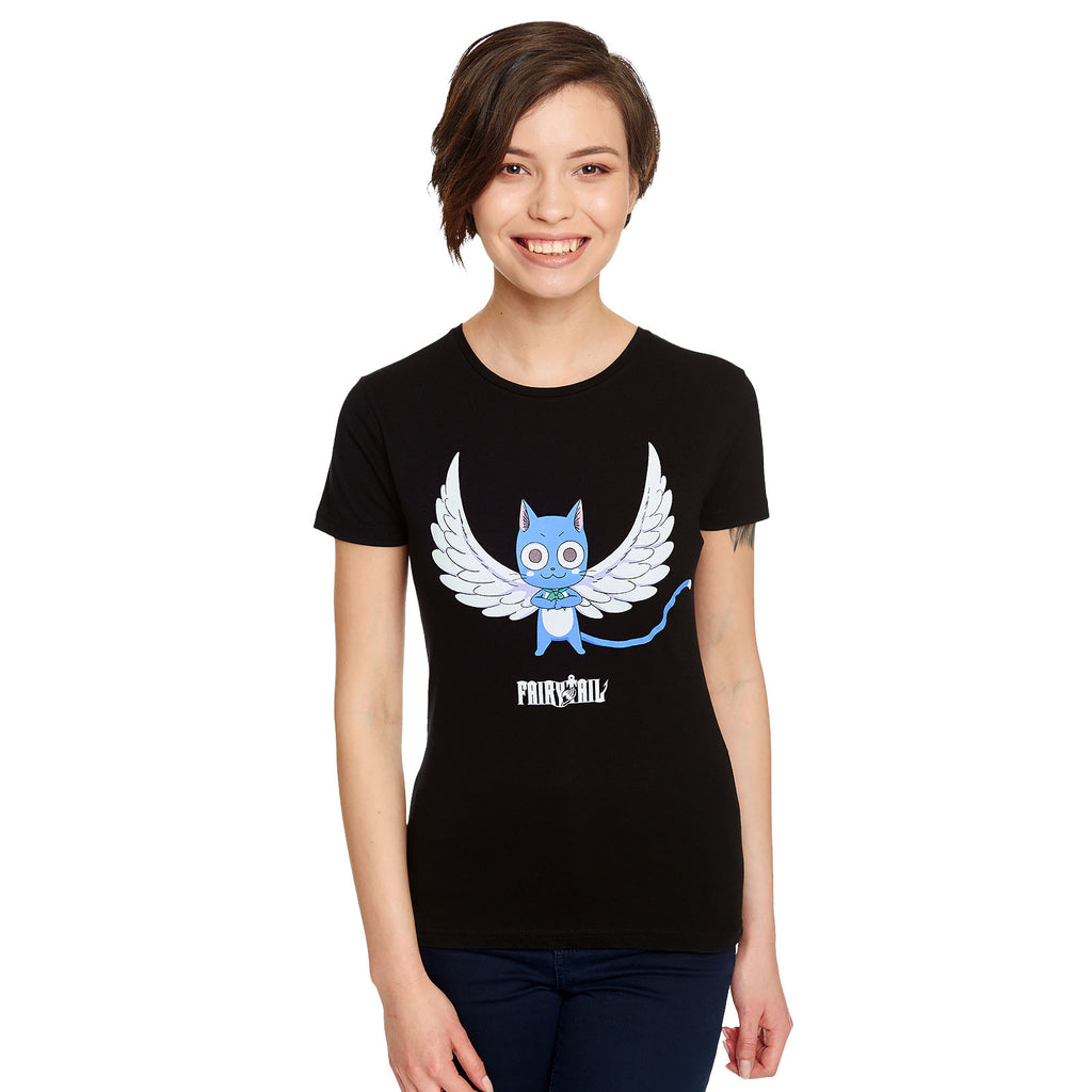 Zdjęcie produktu Fairy Tail - Happy Magic T-Shirt damskie czarne