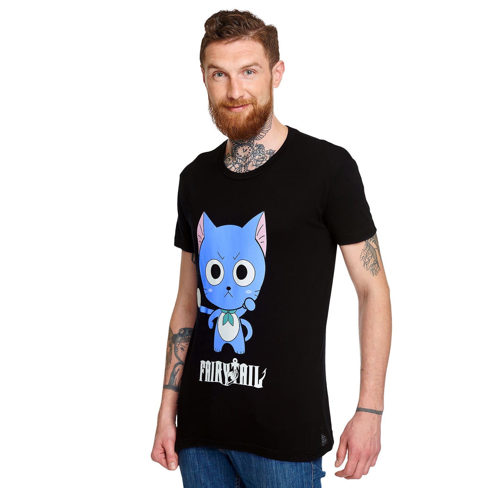 Product image Fairy Tail - Happy T-Shirt black