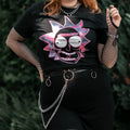Product image Rick and Morty - Neon Rick Glow in the Dark T-Shirt Black