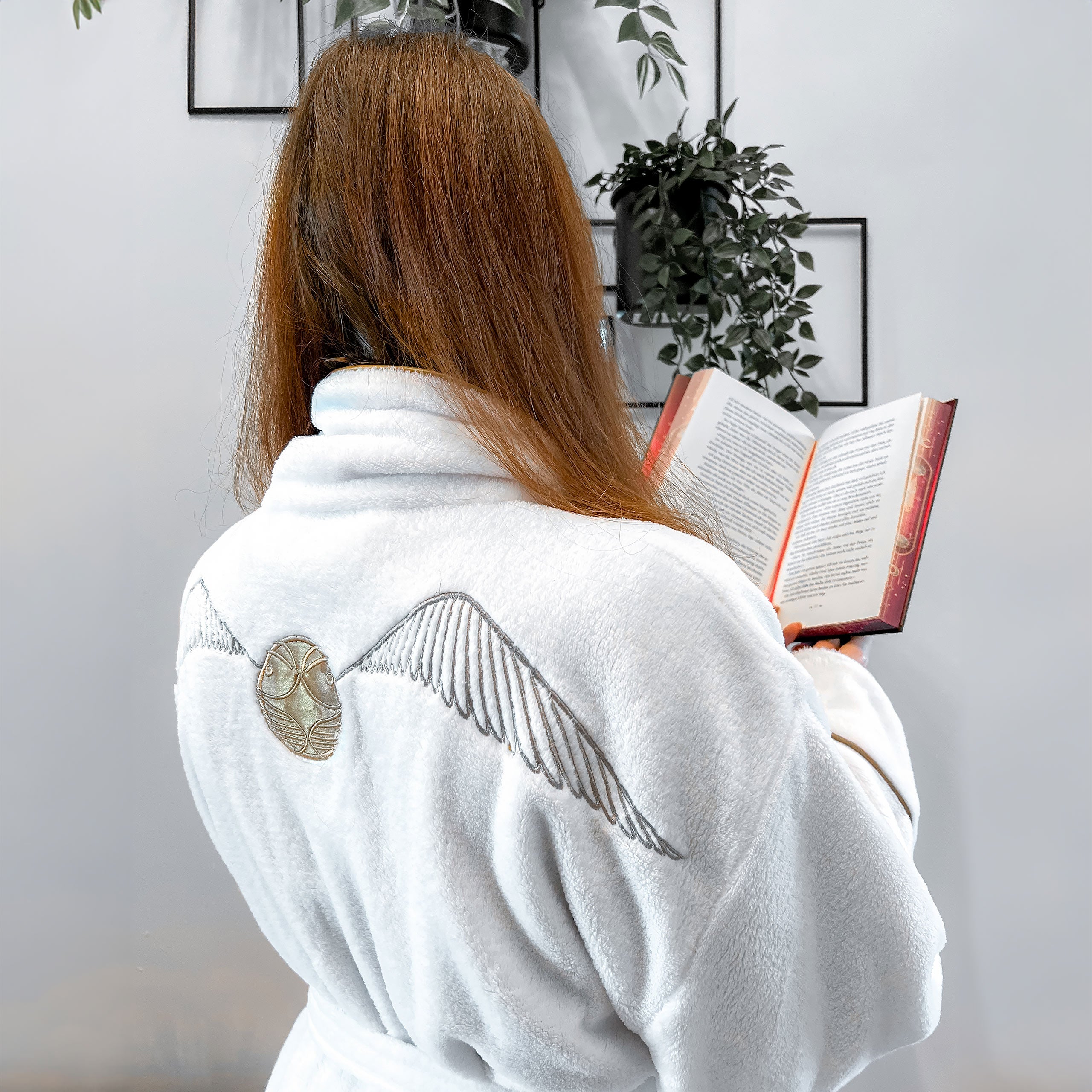 Product image Harry Potter - Golden Snitch Bathrobe Women White