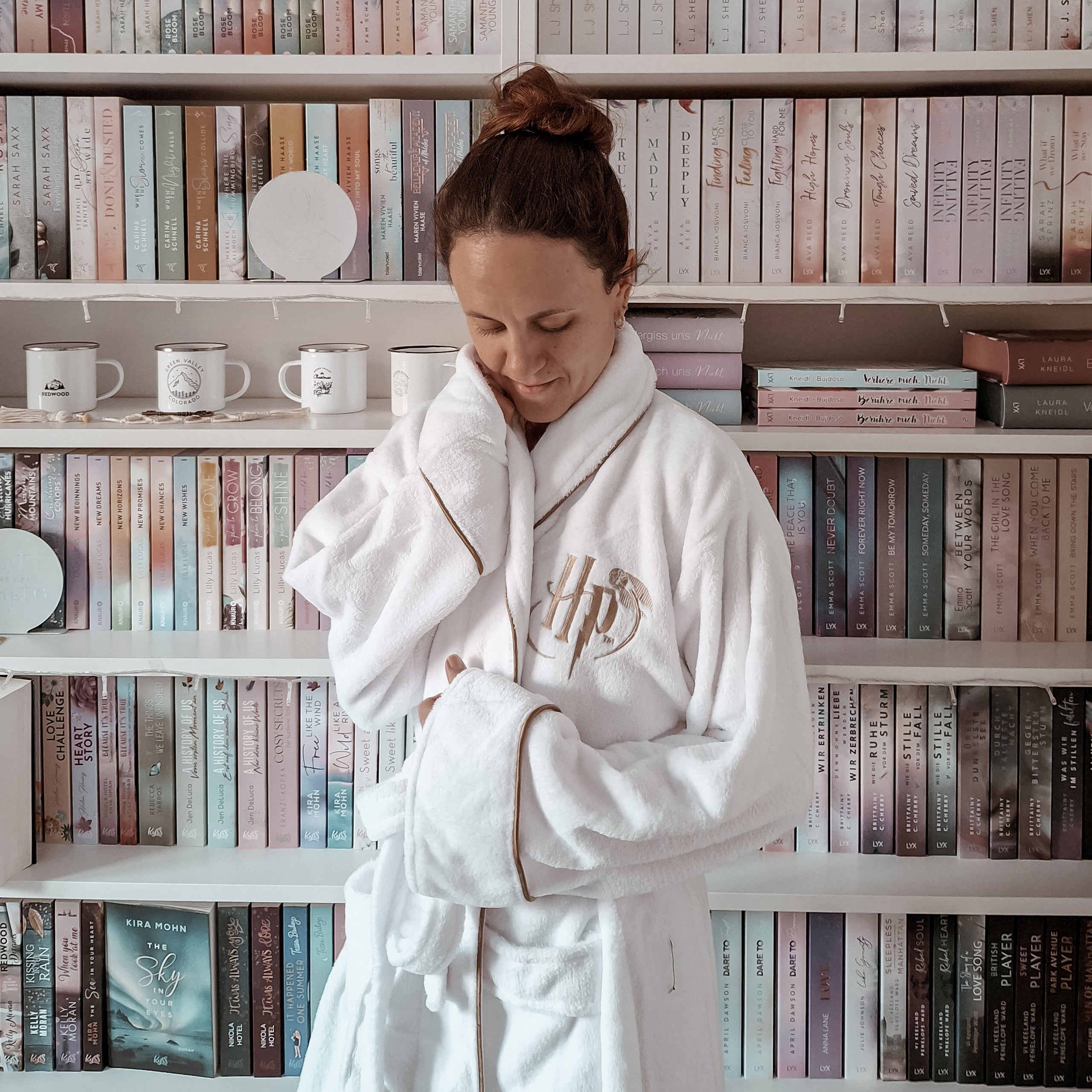 Product image Harry Potter - Golden Snitch Bathrobe Women White