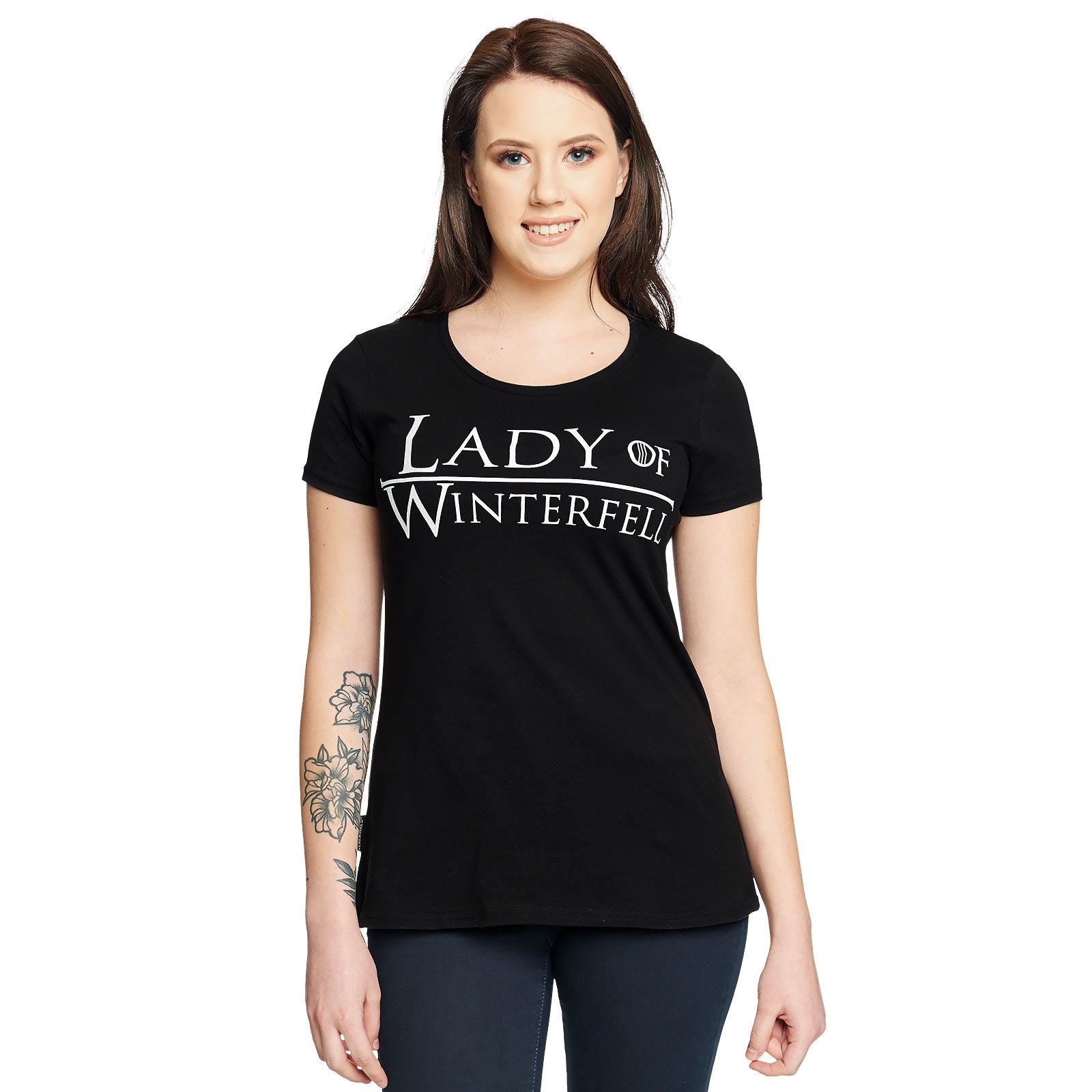 Zdjęcie produktu Lady of Winterfell damska koszulka dla fanów Game of Thrones