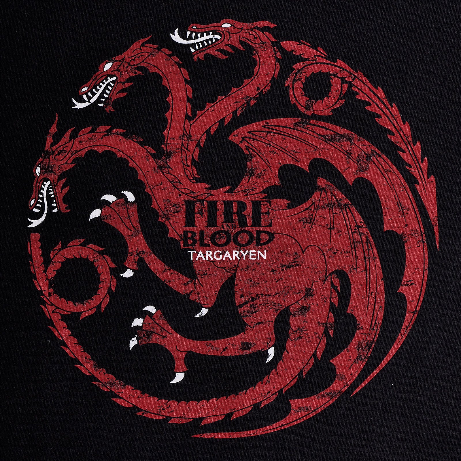 Zdjęcie produktu Gra o Tron - Koszulka damska z herbem rodu Targaryen