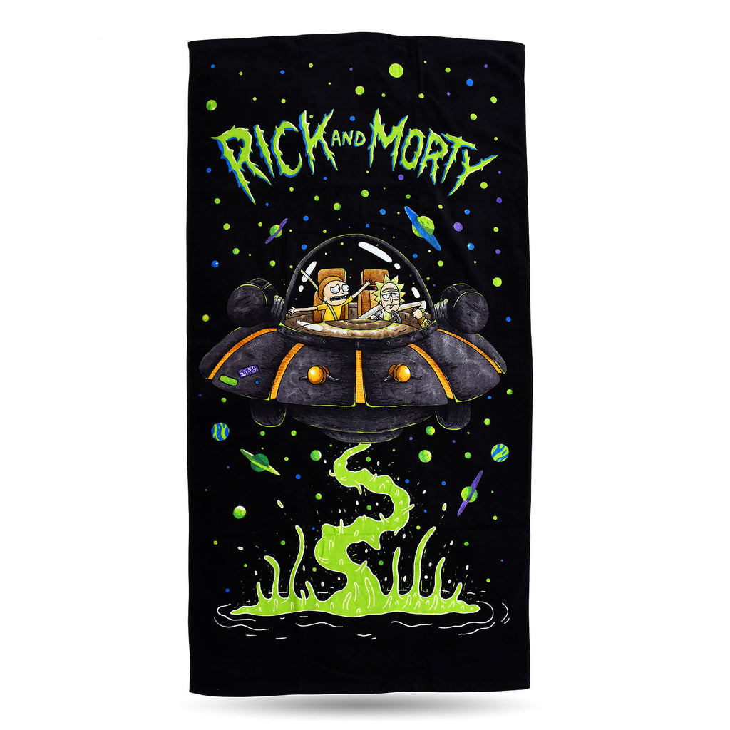 Zdjęcie produktu Rick and Morty - Ręcznik kąpielowy Space Cruiser