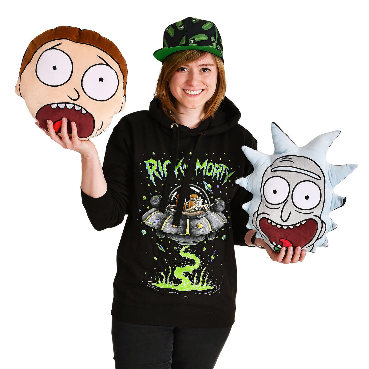 Zdjęcie produktu Rick and Morty - Poduszka z twarzą Morty'ego