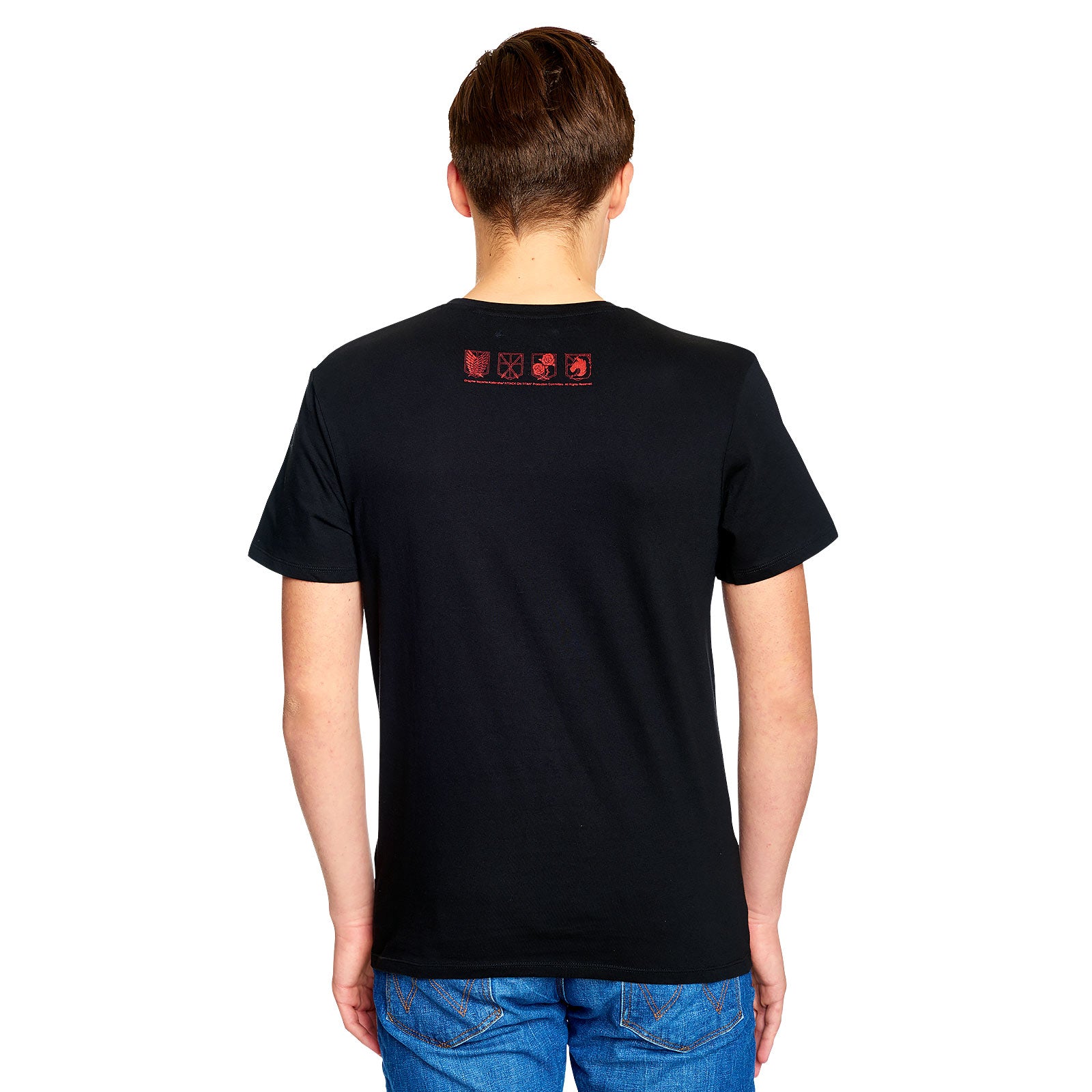 Zdjęcie produktu Attack on Titan - Crew Fight T-Shirt czarne