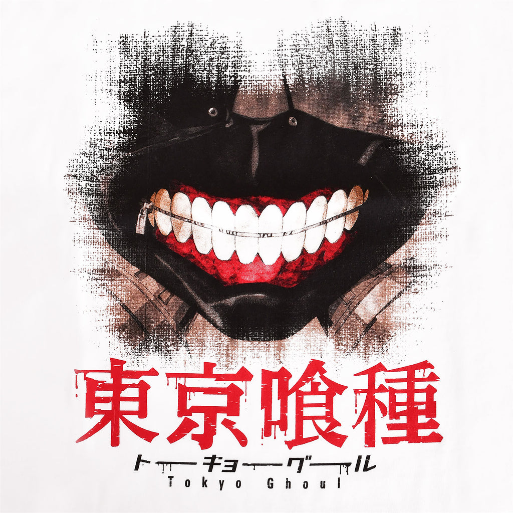 Zdjęcie produktu Tokyo Ghoul - Kaneki Mask T-Shirt biały