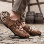 Zdjęcie produktu Średniowieczne buty sznurowane brązowe
