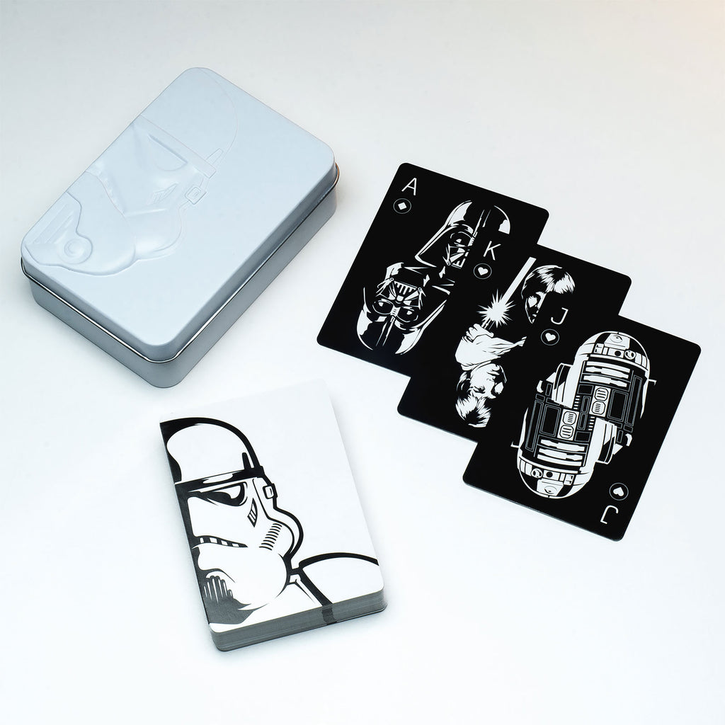 Zdjęcie produktu Star Wars - Karty do gry Stormtrooper w metalowym pudełku