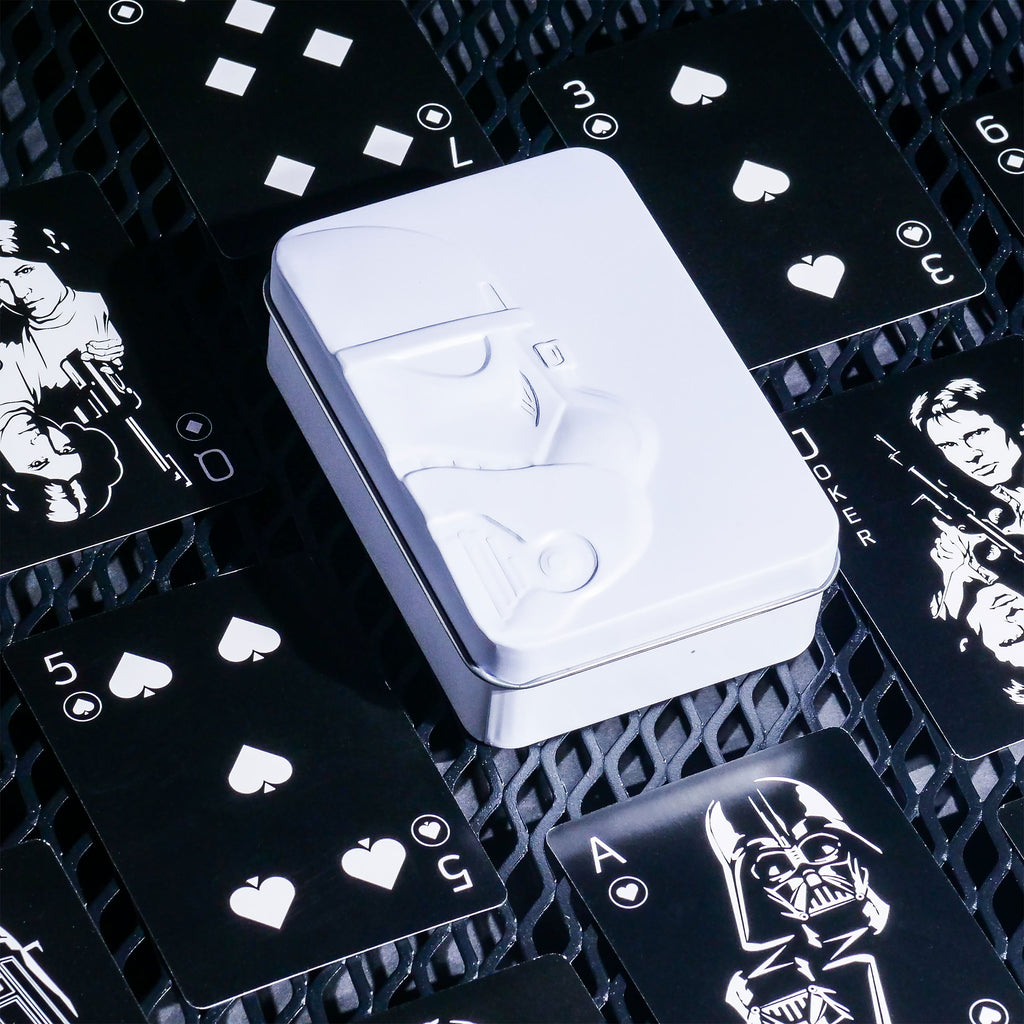Zdjęcie produktu Star Wars - Karty do gry Stormtrooper w metalowym pudełku